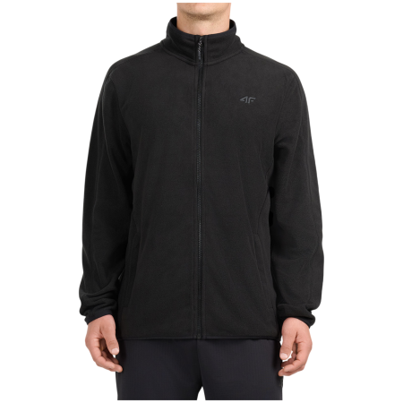 4F Fleece M489 férfi pulóver fekete Deep Black