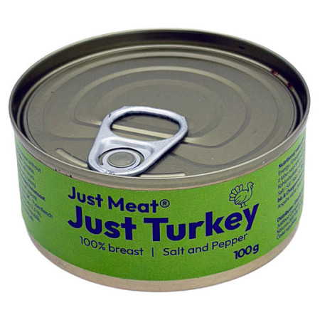 Just Meat Krůtí prsa 100 g konzerv zöld