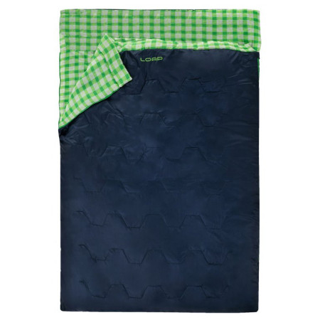 Szögletes hálózsák Loap Trax kék