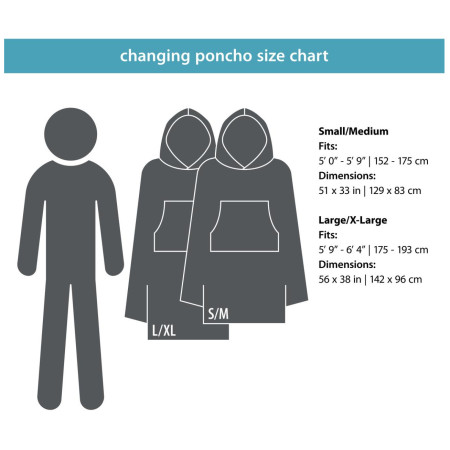 PackTowl Changing Poncho poncsó