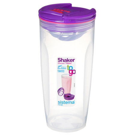Shaker Sistema Shaker To Go 700ml lila