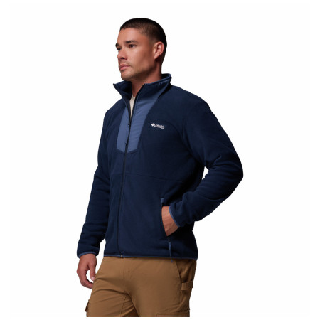 Columbia Sequoia Grove™ Full Zip Fleece férfi pulóver sötétkék Collegiate Navy, Dark Mtn