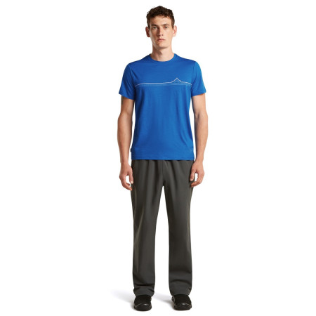 Icebreaker Men Merino 150 Tech Lite SS Tee Range Stripes férfi póló