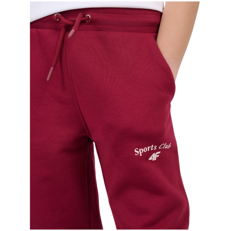 4F Trousers Cas F1777 Burgundy gyerek melegítő