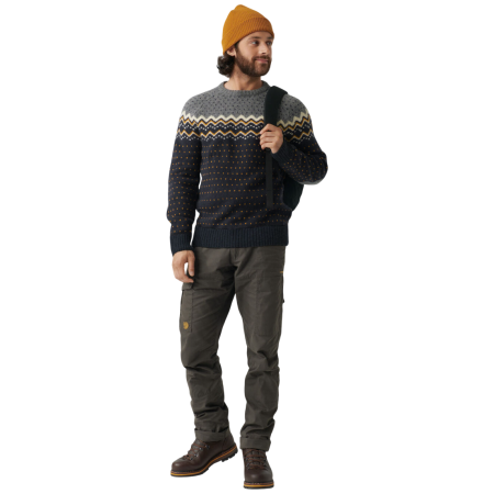 Fjällräven Övik Knit Sweater M férfi pulóver
