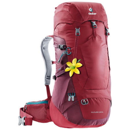 Női hátizsák Deuter Futura 28 SL piros cranberry-maron
