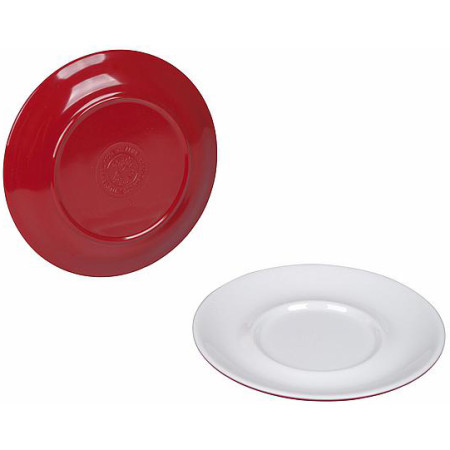 Csésze alátét Bo-Camp Saucer Melamine 2-tone piros red