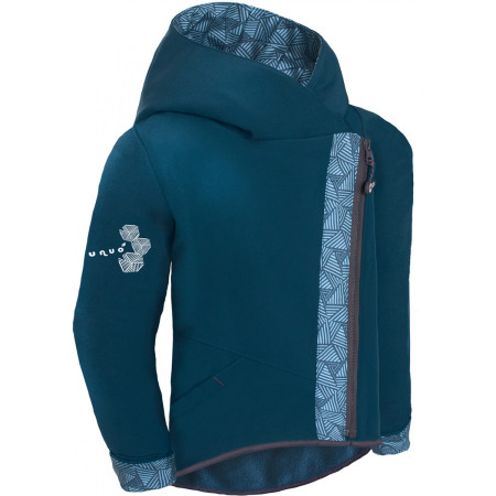 Unuo Fleece Cross gyerek softshell kabát