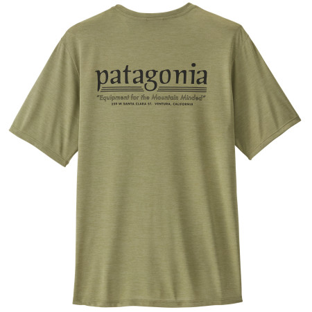 Patagonia Men's Capilene Cool Daily Shirt - Hut Tripper férfi póló zöld Gumtree Green - Light Gumtree Green X-Dye