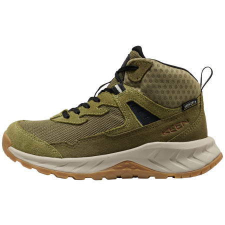 Keen Hightrail Mid Wp Youth Dark Olive gyerek cipő