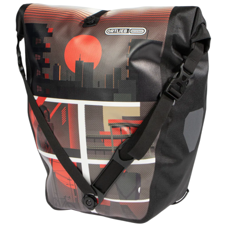 Ortlieb Back-Roller Design vízálló kerékpártáska piros Morning Routine
