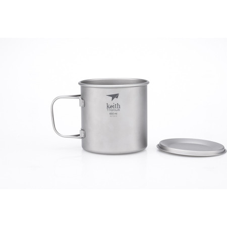 Bögre Keith Titanium Single-Wall Titanium Mug 650 ml