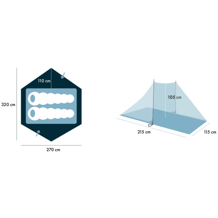 Warg Lightrek 2 ultrakönnyű sátor