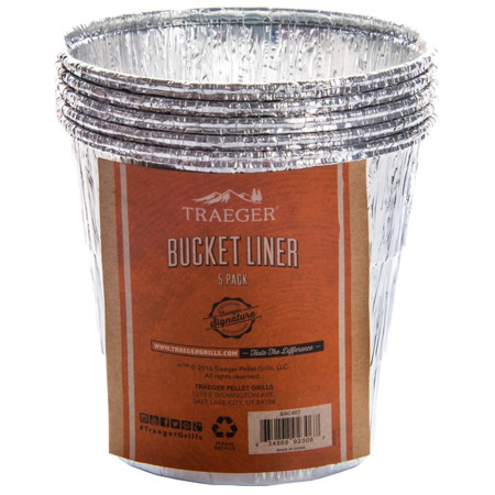 Traeger BUCKET LINER 5 PACK grill kiegészítő ezüst