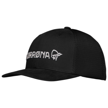 Norrona 29 Flexfit 3D Cap baseball sapka fekete Caviar Black
