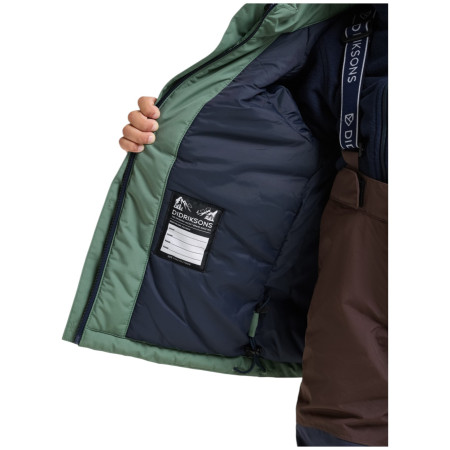 Didriksons Talvi Kids Jkt 2 Dark Moss gyerek télikabát