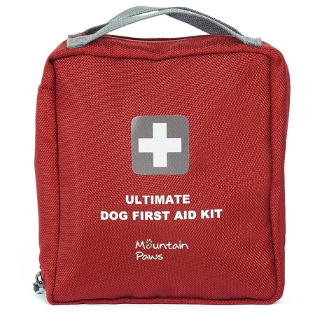 Mountain Paws Ultimate Dog First Aid Kit (2026) elsősegélycsomag kutyáknak piros red
