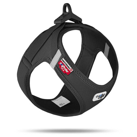 Curli Vest Clasp Air-Mesh kutyahám fekete Black