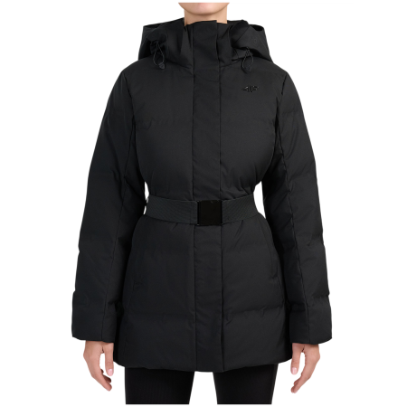 4F Down Jacket F0932 női tollkabát fekete Deep Black