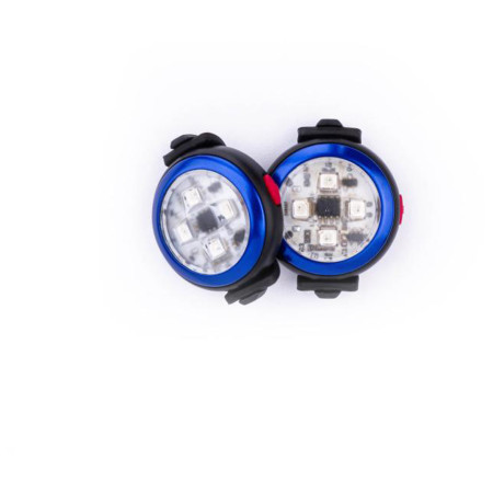 Curli Luumi Safety LED Lights rechargeable világító kiegészítő kutyára kék blue