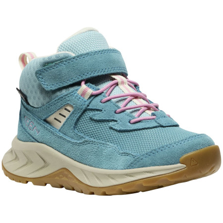 Keen Hightrail Mid Wp Children Brittany Blue gyerek cipő kék brittany blue/cashmere rose