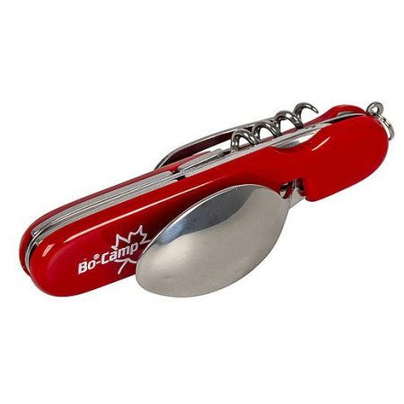 Příborový Set Bo-Camp Cutlery Tool 8 funkcí piros