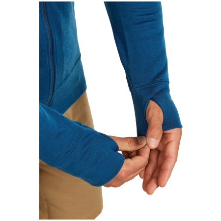 Icebreaker M Mer 260 Quantum IV LS Zip Hoodie férfi funkcionális pulóver