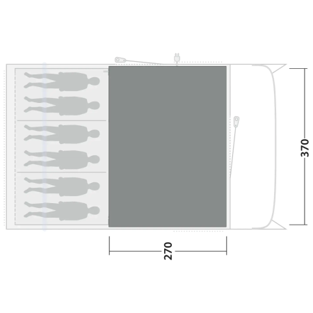 Outwell Cozy Carpet Denver 6 sátorszőnyeg