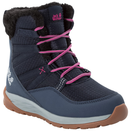 Jack Wolfskin Polar Wolf Texapore High K gyerek hótaposó sötétkék