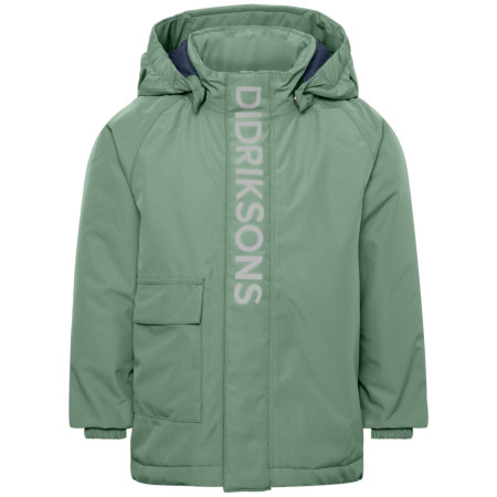 Didriksons Talvi Kids Jkt 2 Dark Moss gyerek télikabát sötétzöld Dark Moss