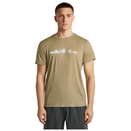 Icebreaker Men Merino 150 Tech Lite SS Tee The Peaks férfi póló