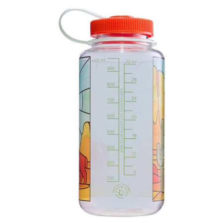 Nalgene Wide Mouth 1l Clear Stained Glass kulacs