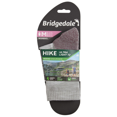 Női zokni Bridgedale Hike Ultra Light T2 MP Crew