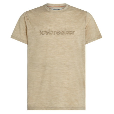 Icebreaker M 150 Tech Lite SS Tee IB Stitchline férfi funkcionális póló bézs Bay Hthr