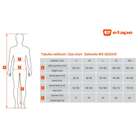 Etape Dolomite 2.0 férfi nadrág
