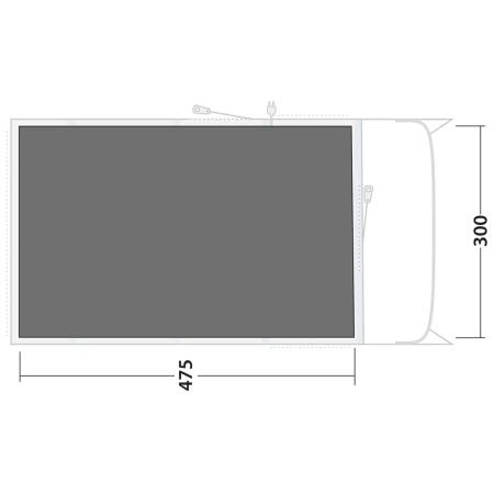 Outwell Footprint Denver / Ohio / Colorado 5 Air talajtakaró