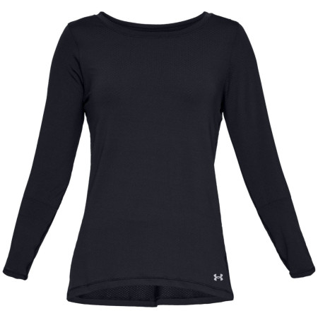 Női póló Under Armour HG Armour Long Sleeve fekete