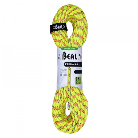 Beal Karma 9,8 mm (70 m) hegymászó kötél sárga YELLOW