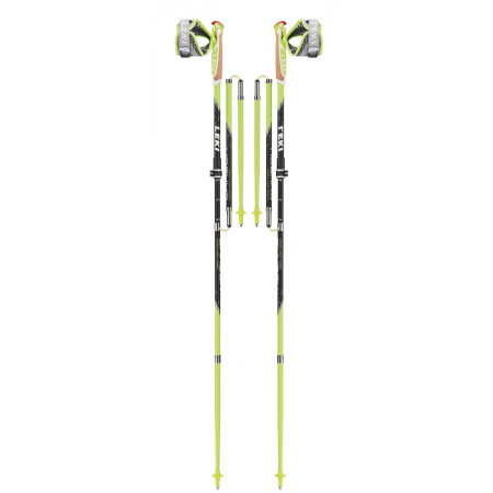 Leki Micro Trail Vario trail running bot fekete PalegreenBlackWhite