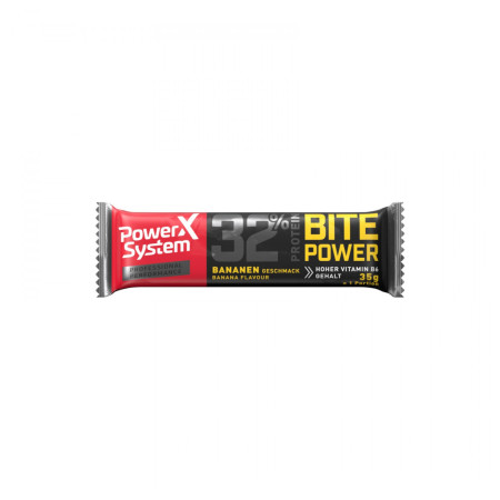 Energiaszelet Jerky Power System High Protein Bar 32% Banana 35g