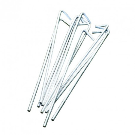 Sátorcövek Regatta 8in. Steel Pegs ezüst