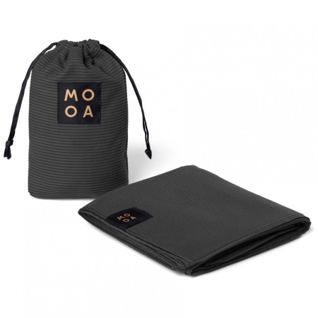 MOOA Taula 75x150 cm törölköző fekete