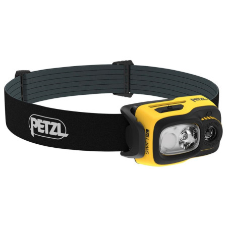 Petzl Swift RL Pro fejlámpa fekete/sárga