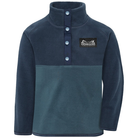 Didriksons Monte Kids Half Bu 6 Mountain Blue gyerek pulóver türkiz Mountain Blue
