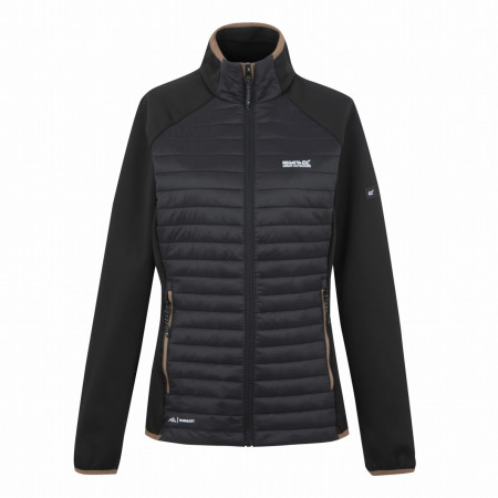 Regatta Women’s Clumber Hybrid női dzseki fekete Black(Mocha)