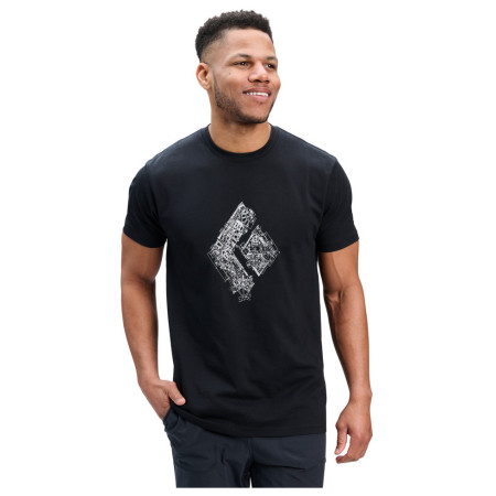Black Diamond M Engineered Diamond Ss Tee férfi póló