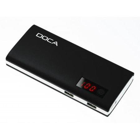 Doca Power banka mAh 13000 mAh powerbank fekete Black