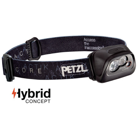 Fejlámpa Petzl Actik core fekete