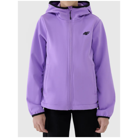 4F Softshell jacket F373 gyerek dzseki lila VIOLET