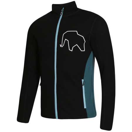Zulu 3D Merino Collar 200 férfi pulóver fekete Black